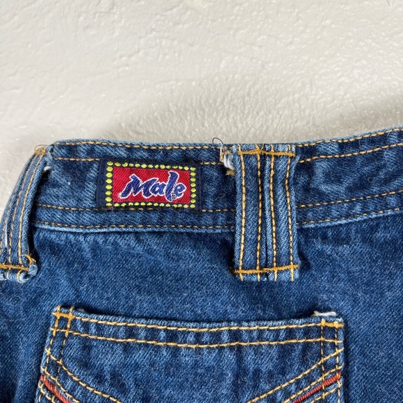 Vintage made in hong kong “male” flare jeans - Picture 4 of 4